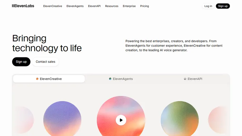 ElevenLabs screenshot