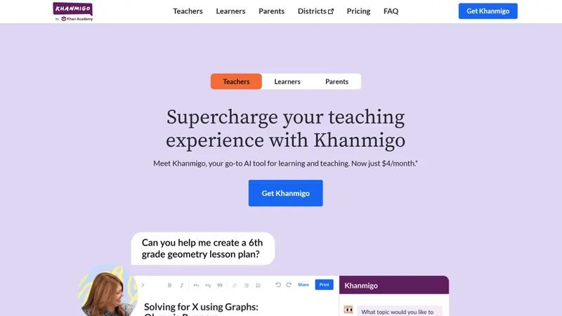 Khanmigo screenshot