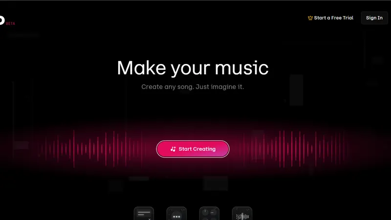 Udio screenshot